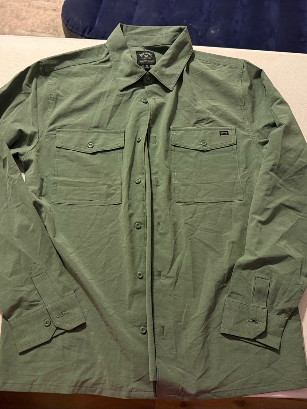 Billabong Men's Adventure Division Otis Surftrek Long Sleeve Shirt spf 50 med